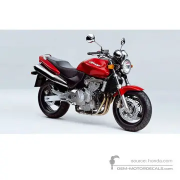 Honda CB600F HORNET 1998 - Rood - Candy Blazing Red