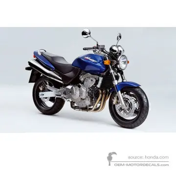 Honda CB600F HORNET 1999 - Blu - Candy Tahitian Blue