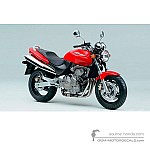 Honda CB600F HORNET 1999 - Rosso