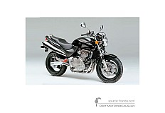 Stickers voor Honda CB600F HORNET 2000 - Zwart • Honda OEM Stickers