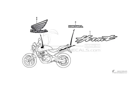 Honda CB600F HORNET 2002 - Czarny
