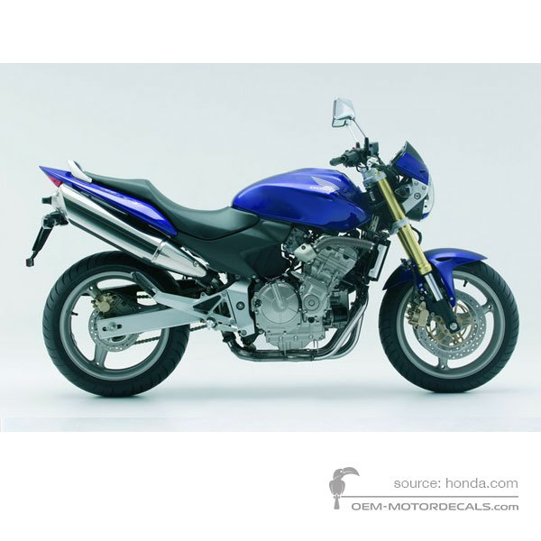 Decals for Honda CB600F HORNET 2006 - Blue • Honda OEM Decals