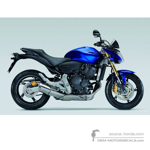 Decals for Honda CB600F HORNET 2008 - Blue • Honda OEM Decals
