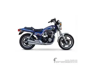 Decals for Honda CB650 NIGHTHAWK 1982 • Honda OEM Decals