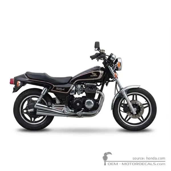 Honda CB650 NIGHTHAWK 1982 - Cosmo Black Metallic
