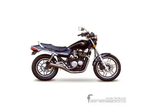 Decals for Honda CB650 NIGHTHAWK 1983 • Honda OEM Decals