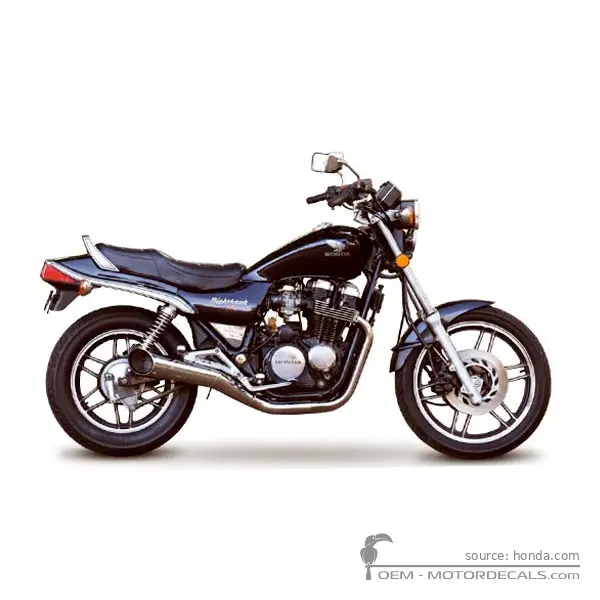 Honda CB650 NIGHTHAWK 1983 - Pearl Siren Blue