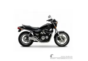 Decals for Honda CB650 NIGHTHAWK 1984 • Honda OEM Decals