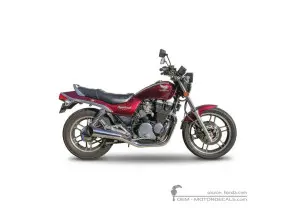 Decals for Honda CB650 NIGHTHAWK 1984 • Honda OEM Decals