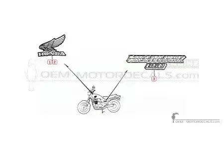 Honda CB650 NIGHTHAWK 1985