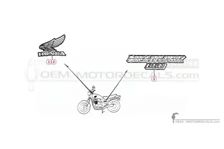 Honda CB650 NIGHTHAWK 1985