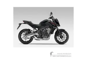 Aufkleber für Honda CB650F 2014 - Schwarz • Honda OEM-Aufkleber