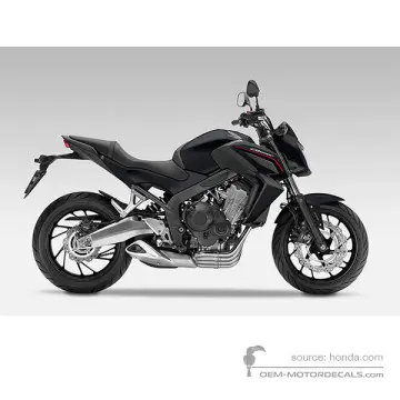 Honda CB650F 2014 - Czarny - Mat Gunpowder Black Metallic