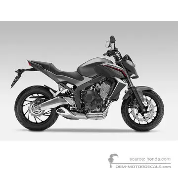 Honda CB650F 2014 - Zilver - Sword Silver Metallic