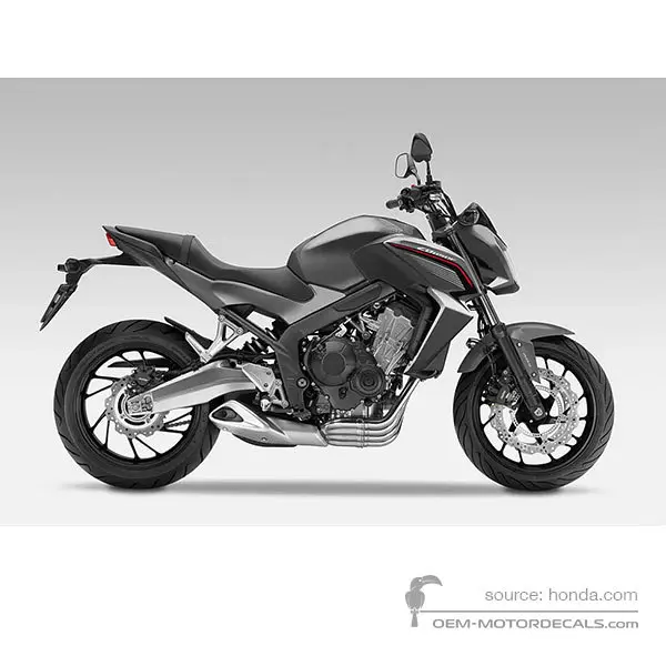 Honda CB650F 2014 - Silber - Sword Silver Metallic