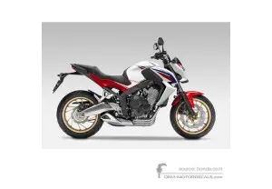 Pegatinas para Honda CB650F 2014 - Blanco • Honda Pegatinas OEM