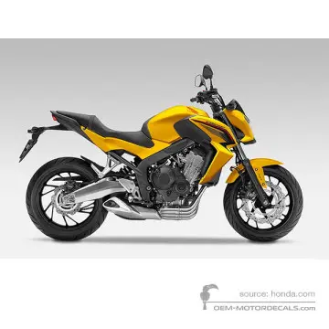 Honda CB650F 2014 - Amarillo - Pearl Queen Bee Yellow