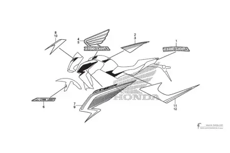 Honda CB650F 2014 - Blanco