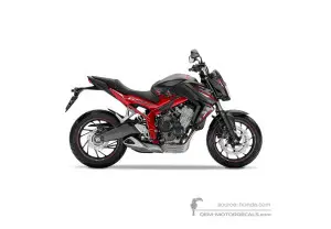 Pegatinas para Honda CB650F 2016 - Negro Rojo • Honda Pegatinas OEM