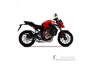 Pegatinas para Honda CB650F 2018 - Rojo • Honda Pegatinas OEM