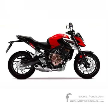 Honda CB650F 2017 - Rojo - Millenium Red