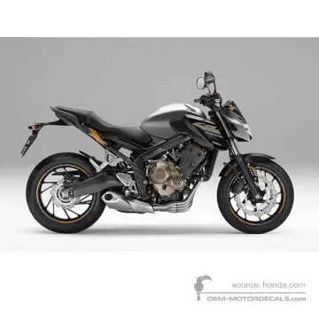 Honda CB650F 2018 - Zilver - Sword Silver Metallic