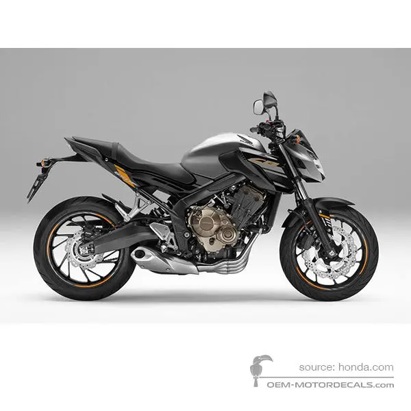 Honda CB650F 2018 - Silber - Sword Silver Metallic