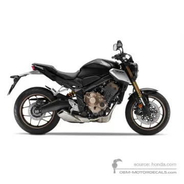 Honda CB650R 2019 - Zwart - Graphite Black