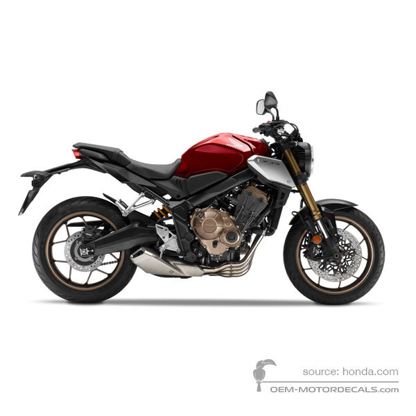 Adesivi per Honda CB650R 2019 - Rosso • Honda Adesivi OEM