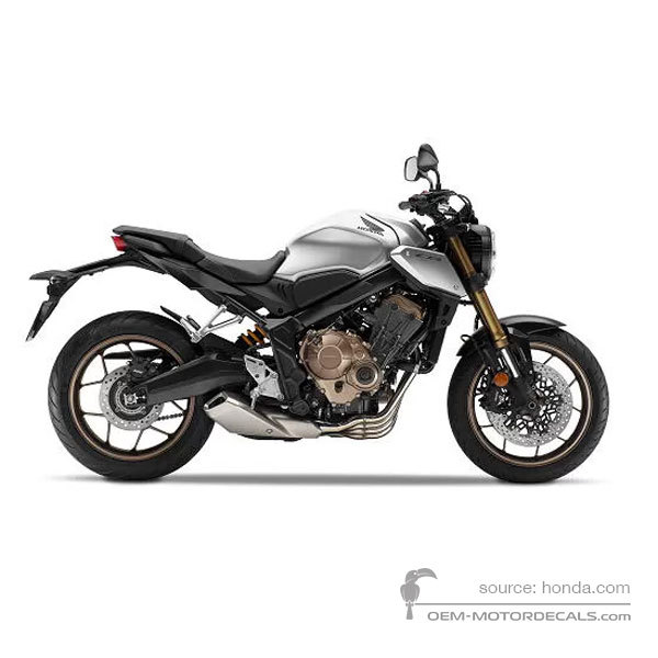 Decals for Honda CB650R 2019 - Silver • Honda OEM Decals