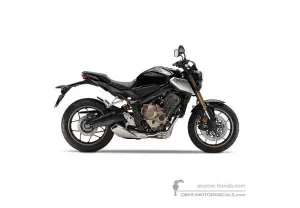 Stickers voor Honda CB650R 2022 - Zwart • Honda OEM Stickers