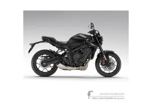 Adesivi per Honda CB650R 2023 - Nero • Honda Adesivi OEM