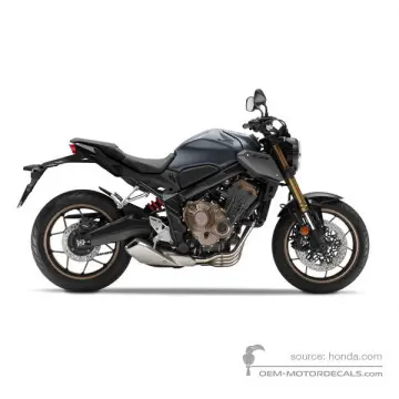 Honda CB650R 2023 - Grigio - Mat Dim Gray Metallic