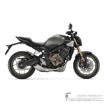 Honda CB650R 2024 - Grijs - Pearl Smoky Gray