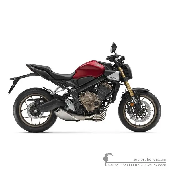 Honda CB650R 2025 - Candy Chromosphere Red