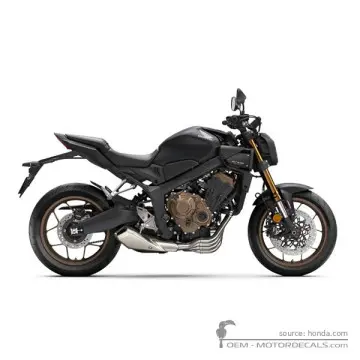 Honda CB650R 2026 - Mat Gunpowder Black Metallic