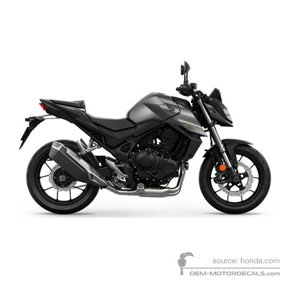 Naklejki do Honda CB750 HORNET 2024 - Szary • Honda Naklejki OEM