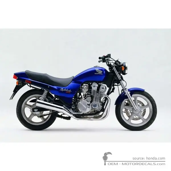 Honda CB750 NIGHTHAWK 1993 - Candy Tahitian Blue