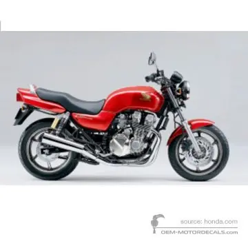 Honda CB750 SEVENFIFTY 1992 - Rosso - Candy Glory Red