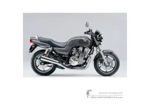 Stickers voor Honda CB750 SEVENFIFTY 1992 - Grijs • Honda OEM Stickers