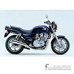 Honda CB750 SEVENFIFTY 1994 - Niebieski