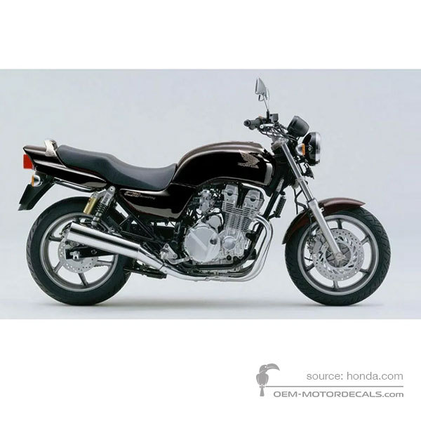 Aufkleber für Honda CB750 SEVENFIFTY 1995 - Schwarz • Honda OEM-Aufkleber