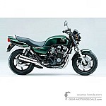 Honda CB750 SEVENFIFTY 1996 - Green