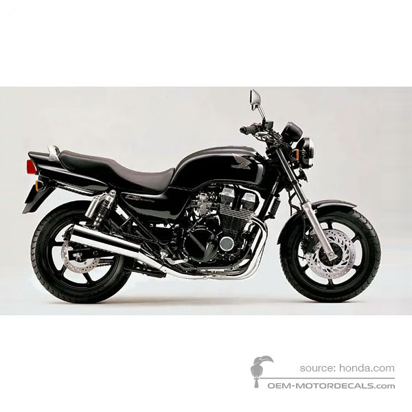 Aufkleber für Honda CB750 SEVENFIFTY 1997 - Schwarz • Honda OEM-Aufkleber