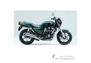 Autocollants pour Honda CB750 SEVENFIFTY 1997 - Vert • Honda Autocollants OEM