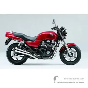 Honda CB750 SEVENFIFTY 1998 - Rosso - Candy Glory Red