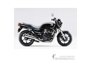 Stickers voor Honda CB750 SEVENFIFTY 2001 - Zwart • Honda OEM Stickers