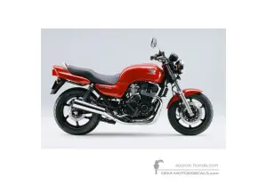 Stickers voor Honda CB750 SEVENFIFTY 2001 - Rood • Honda OEM Stickers