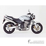 Honda CB900F HORNET 2002 - Srebrny
