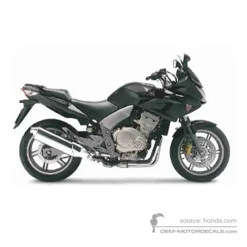 Honda CBF1000 2006 - Czarny - Interstellar Black Metallic